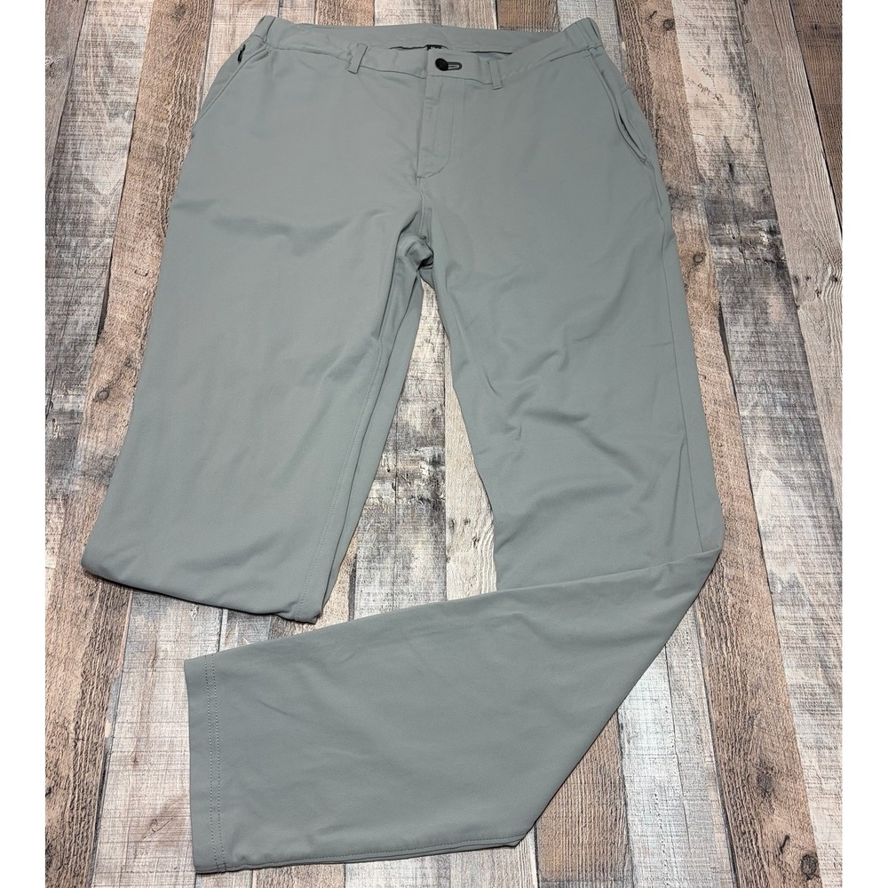 Public Rec Gamechanger 5 Pocket Pants Gray Performance Stretch Mens 34x36 EUC